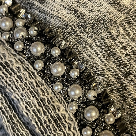 Express Gray Open-Front Cardigan - Picture 6 of 6